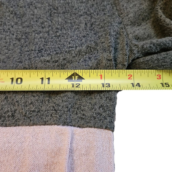 No Boundaries XS Green & Cream Long Sleeve Henley Shirt - Picture 4 of 6